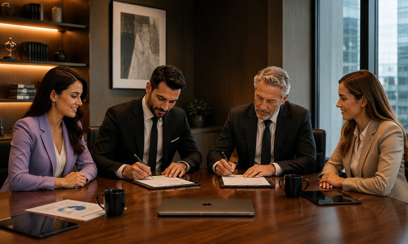 Compliax Group clients signing compliance agreement